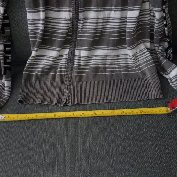 Diesel 55 DSL Optiisziyca Teknologie Light Material Zip Up Sweater Size M - Picture 5 of 15